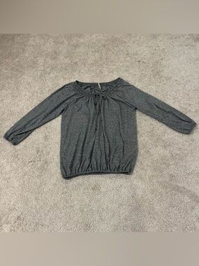 Nine 1 Eight Tie Neck Blouse
